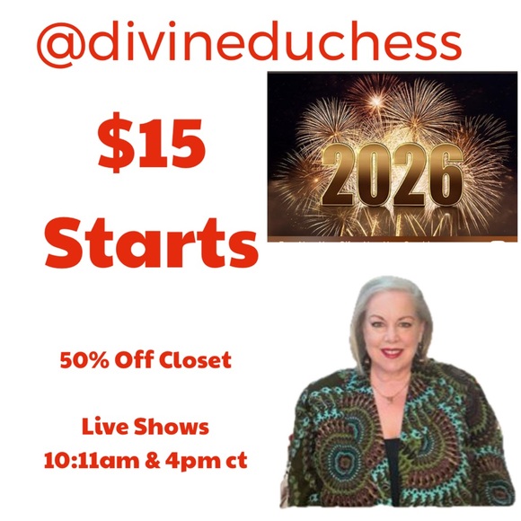 Free People Other - Divine Duchess LIVE-10:11 & 4pm ct $15 Starts & 50% closet!